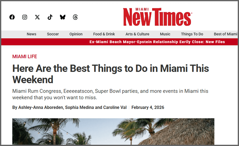 Here Are the Best Things to Do in Miami This Weekend