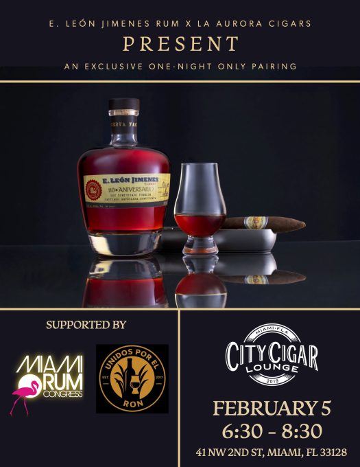UPOR y ELJ - City_Cigar_Lounge_Miami_Rum_Congress_Event